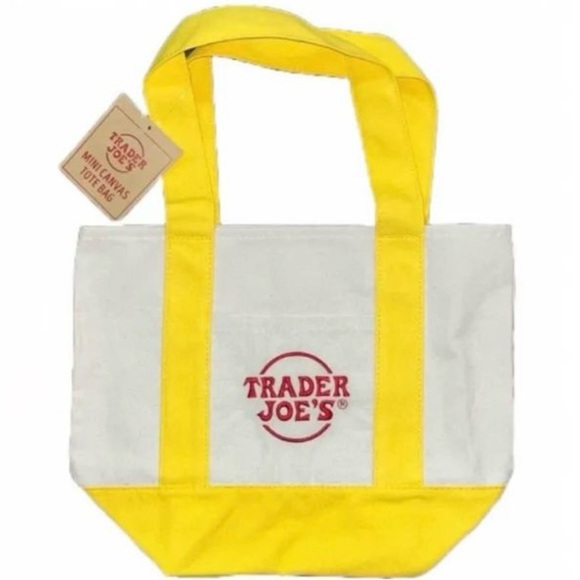 Trader Joe’s Mini Tote Bag - Yellow - TRADE ONLY!! - Picture 2 of 2